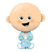 Folieballong Bebispojke med Nappflaska