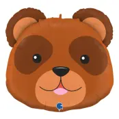 Folieballong Björn Djurhuvud - 1-pack