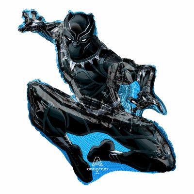 Folieballong Black Panther Shape
