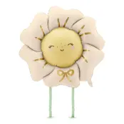 Folieballong Blomma med Ben Beige