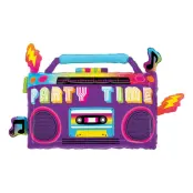 Folieballong Boombox Party Time