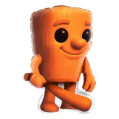 Folieballong Brainrot Tung Tung Tung Sahur