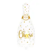 Folieballong Champagneflaska Cheers