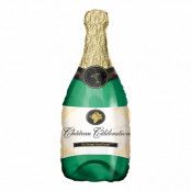 Folieballong Champagneflaska Mini