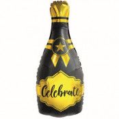 Folieballong Champagneflaska "Celebrate"