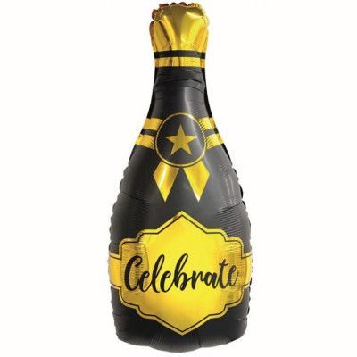 Folieballong Champagneflaska