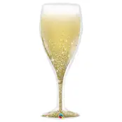 Folieballong Champagneglas 99cm