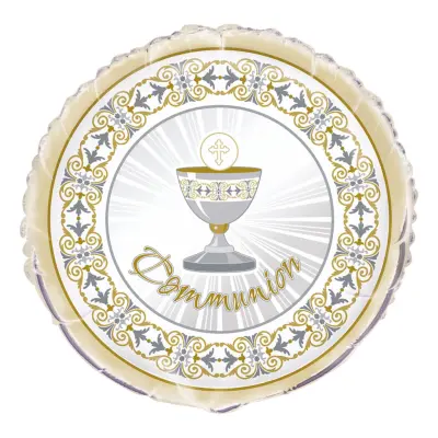Folieballong Communion Beige