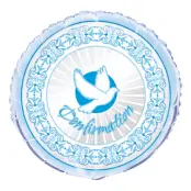 Folieballong Confirmation Blå