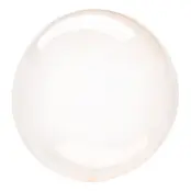 Folieballong Crystal Clearz Rund Orange