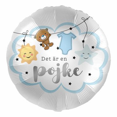 Folieballong Det Är En Pojke