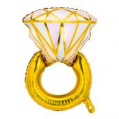 Folieballong Diamant Ring