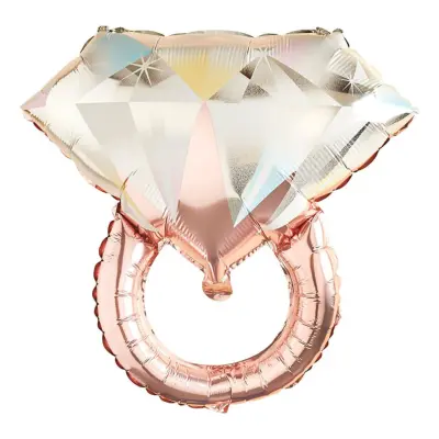 Folieballong Diamantring