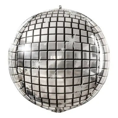 Folieballong Discokula Silver
