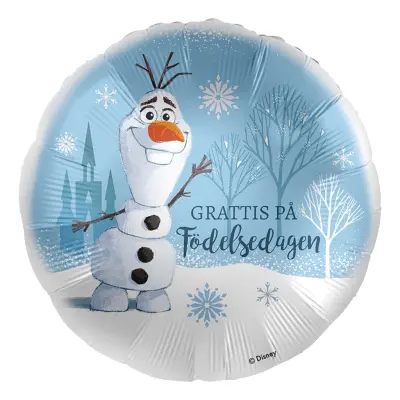 Folieballong Disney Happy Födelsedag Olaf