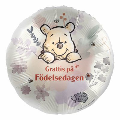 Folieballong Disney Nalle Puh's Födelsedag Önskningar
