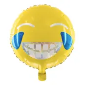 Folieballong Emoji Laugh