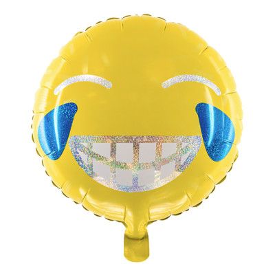 Folieballong Emoji Laugh