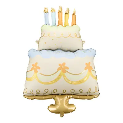 Folieballong Födelsedagstårta