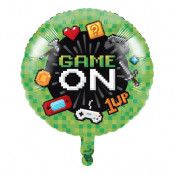Folieballong Gaming Party Metallic - 1-pack