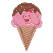 Folieballong Glad Glass