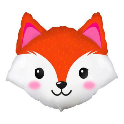 Folieballong Glad Räv