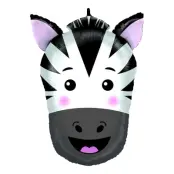 Folieballong Glad Zebra