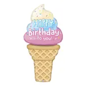 Folieballong Glas Happy Birthday To You