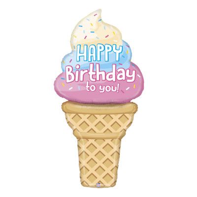 Folieballong Glas Happy Birthday To You