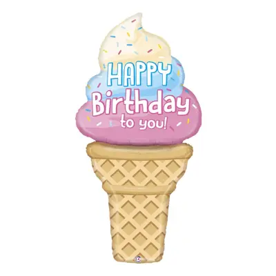 Folieballong Glas Happy Birthday To You