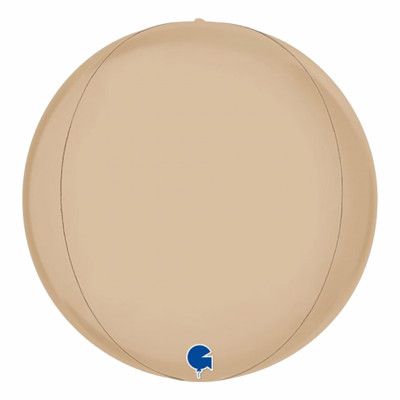 Folieballong Glob Satin Cream