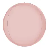 Folieballong Glob Satin Pastellrosa