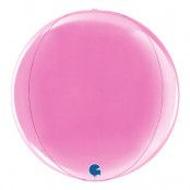 Folieballong Globe Fuchsia