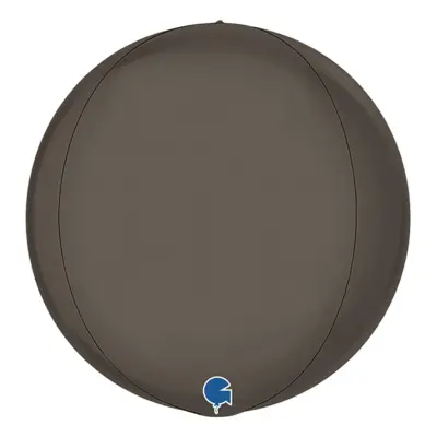 Folieballong Globe Stor Grå