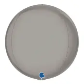 Folieballong Globe Stor Silver