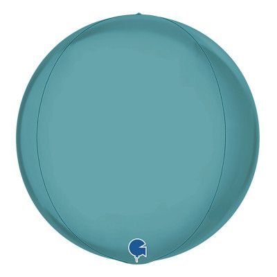 Folieballong Globe Turkos