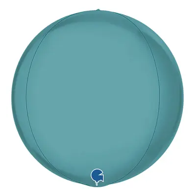 Folieballong Globe Turkos