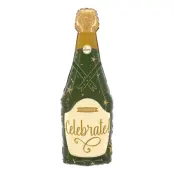 Folieballong Gnistrande Champagneflaska
