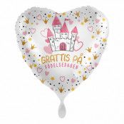 Folieballong Grattis på Födelsedagen Prinsessa