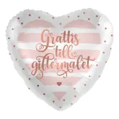 Folieballong Grattis till Giftermålet