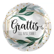 Folieballong Grattis till Nya Jobbet
