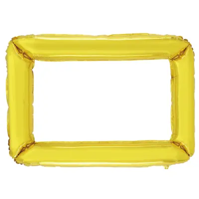 Folieballong Guldram 87x72cm