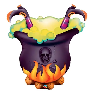 Folieballong Häxa i Kittel