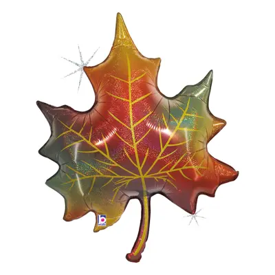 Folieballong Höstlöv Glittrigt - 89 cm