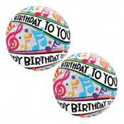 Folieballong Happy Birthday To You - 1-pack