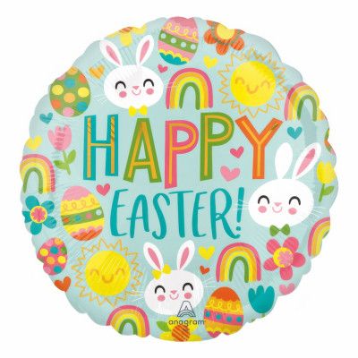 Folieballong Happy Easter