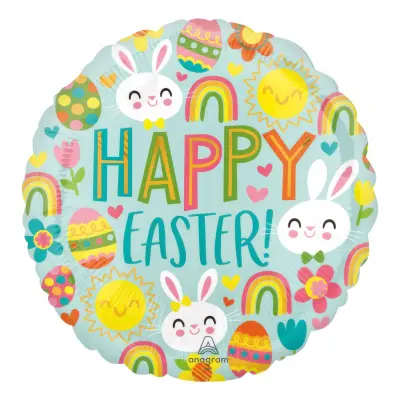 Folieballong Happy Easter