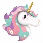 Folieballong Hippie Unicorn