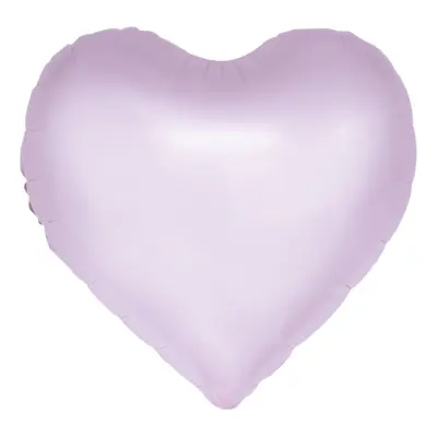 Folieballong Hjärta Lila Pastell Watercolor