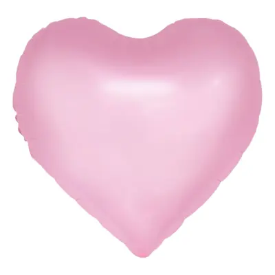 Folieballong Hjärta Rosa Pastell Watercolor